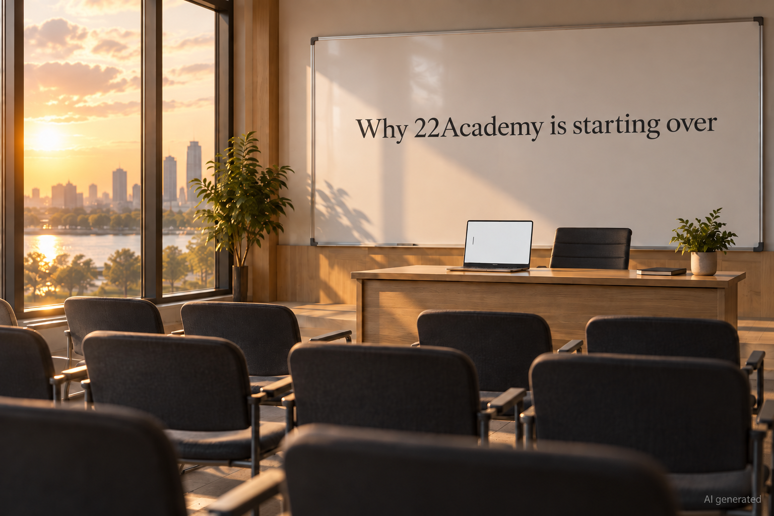 Why 22Academy is starting over