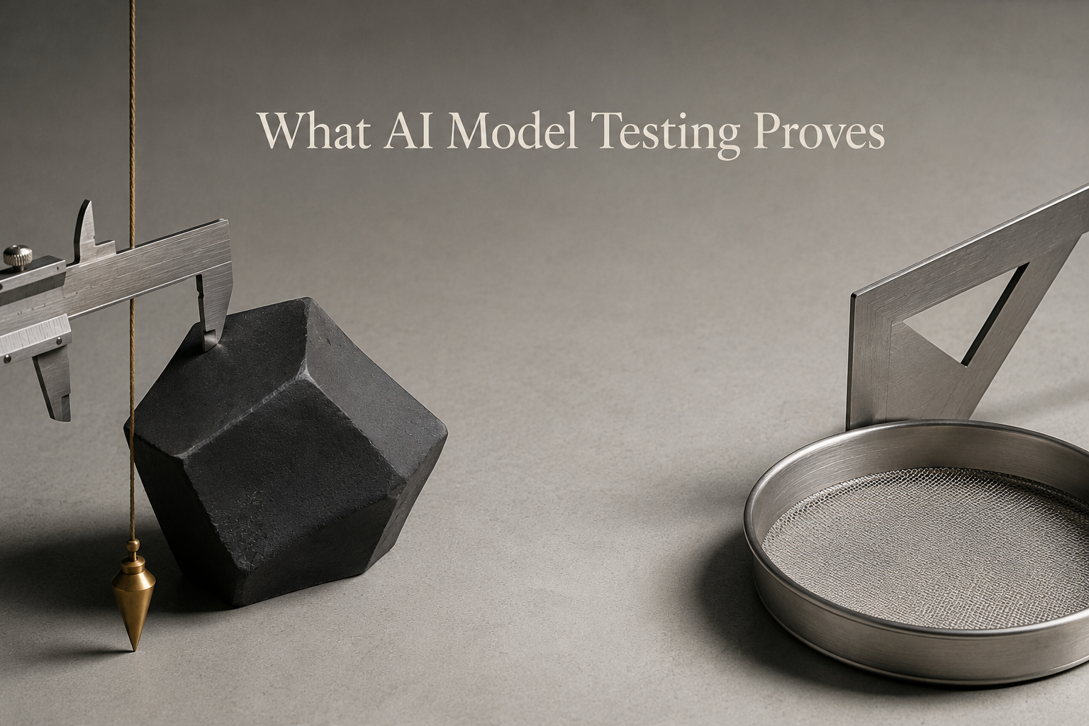 What AI Model Testing Proves