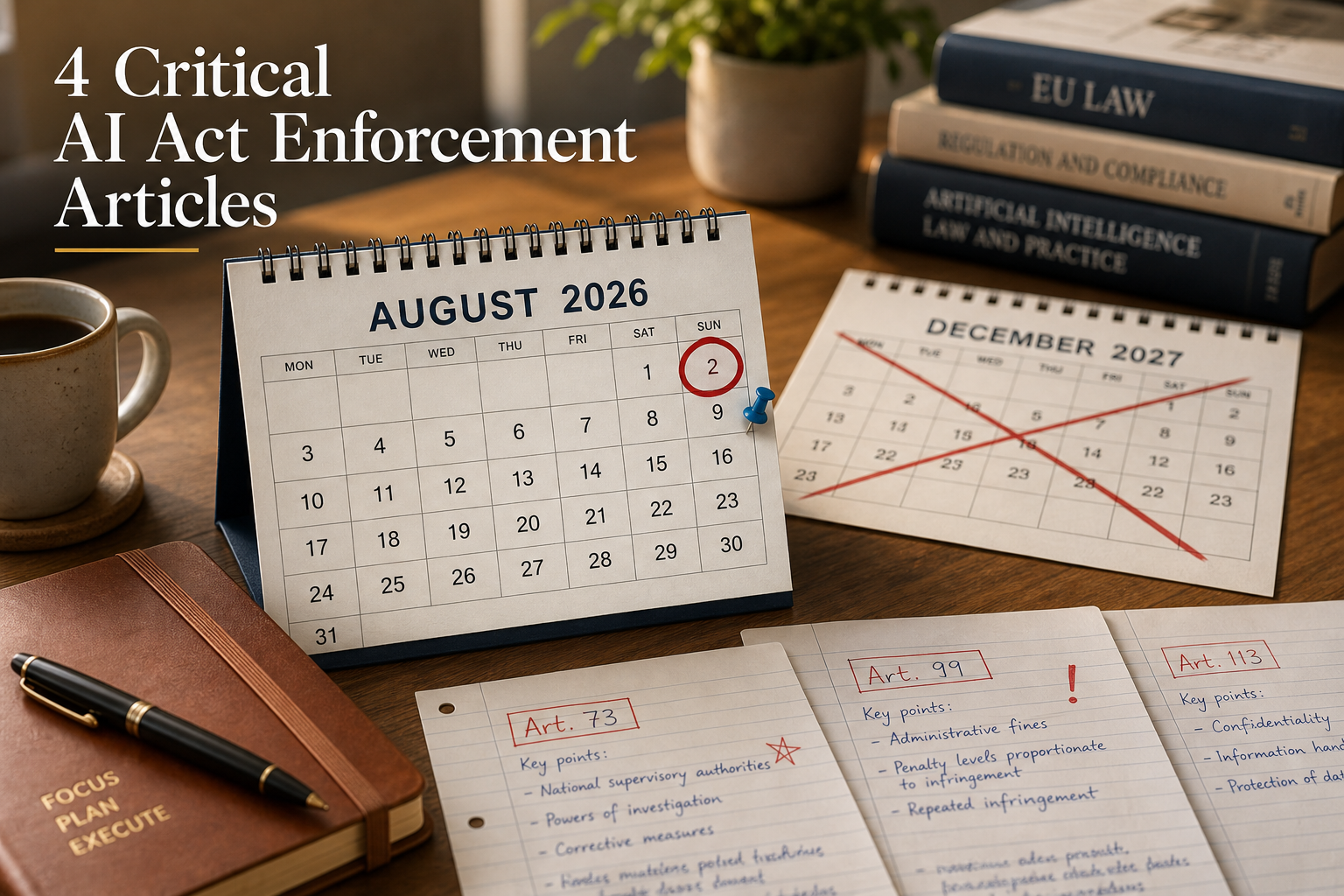 4 Critical AI Act Enforcement Articles