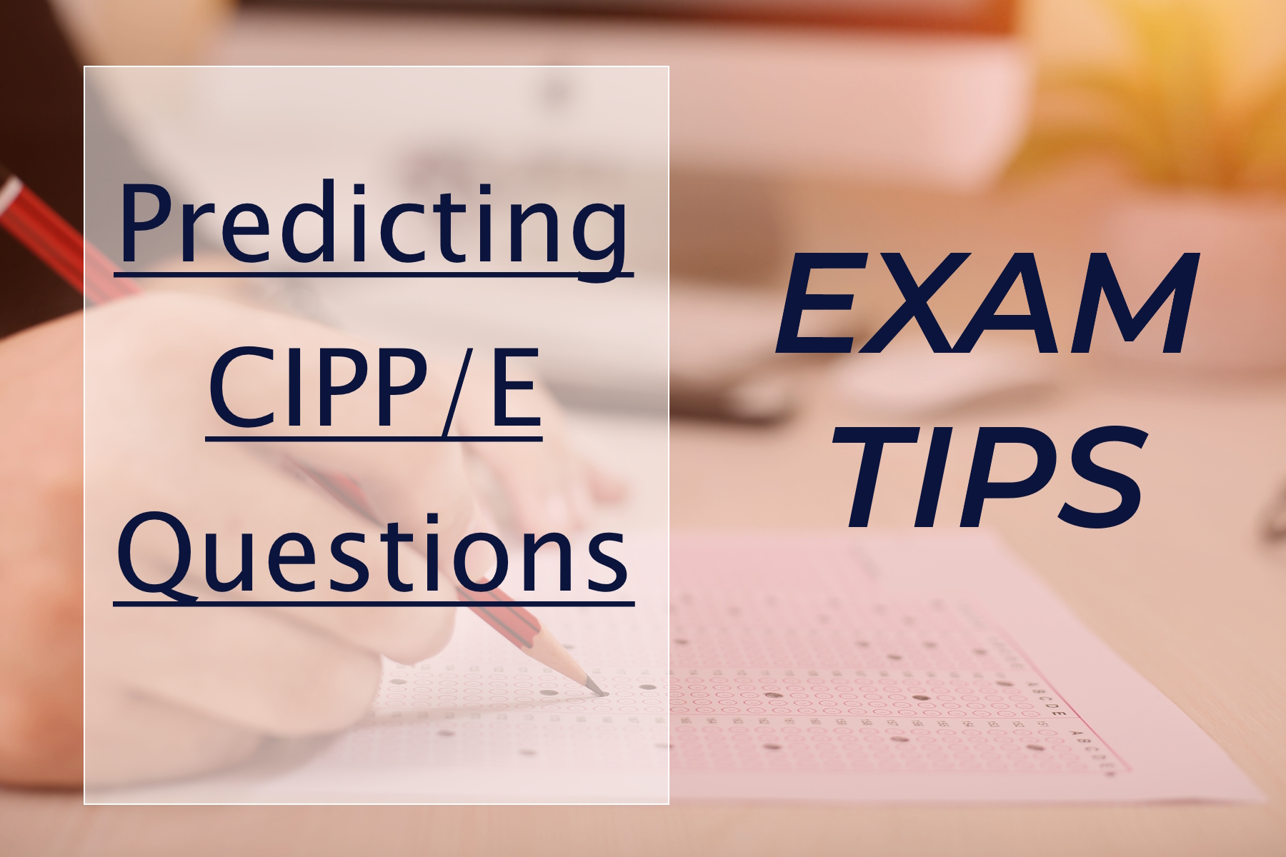 Predicting CIPP/E Exam Questions
