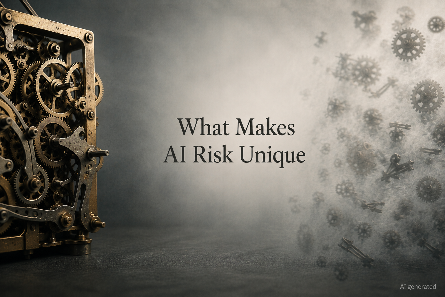 What Makes AI Risk Unique