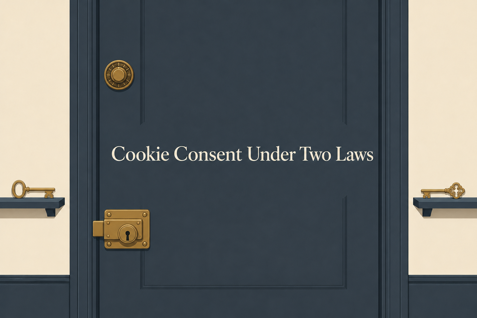 Cookie Consent Under Two Laws